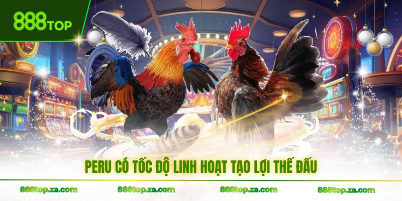 Peru có tốc độ linh hoạt tạo lợi thế đấu